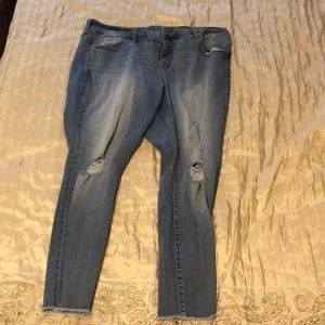 Torrid ripped boyfriend jeans